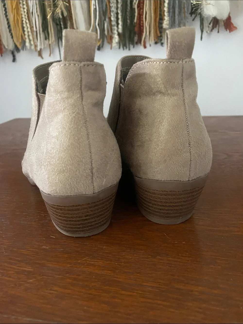 American Eagle Outfitters taupe suede